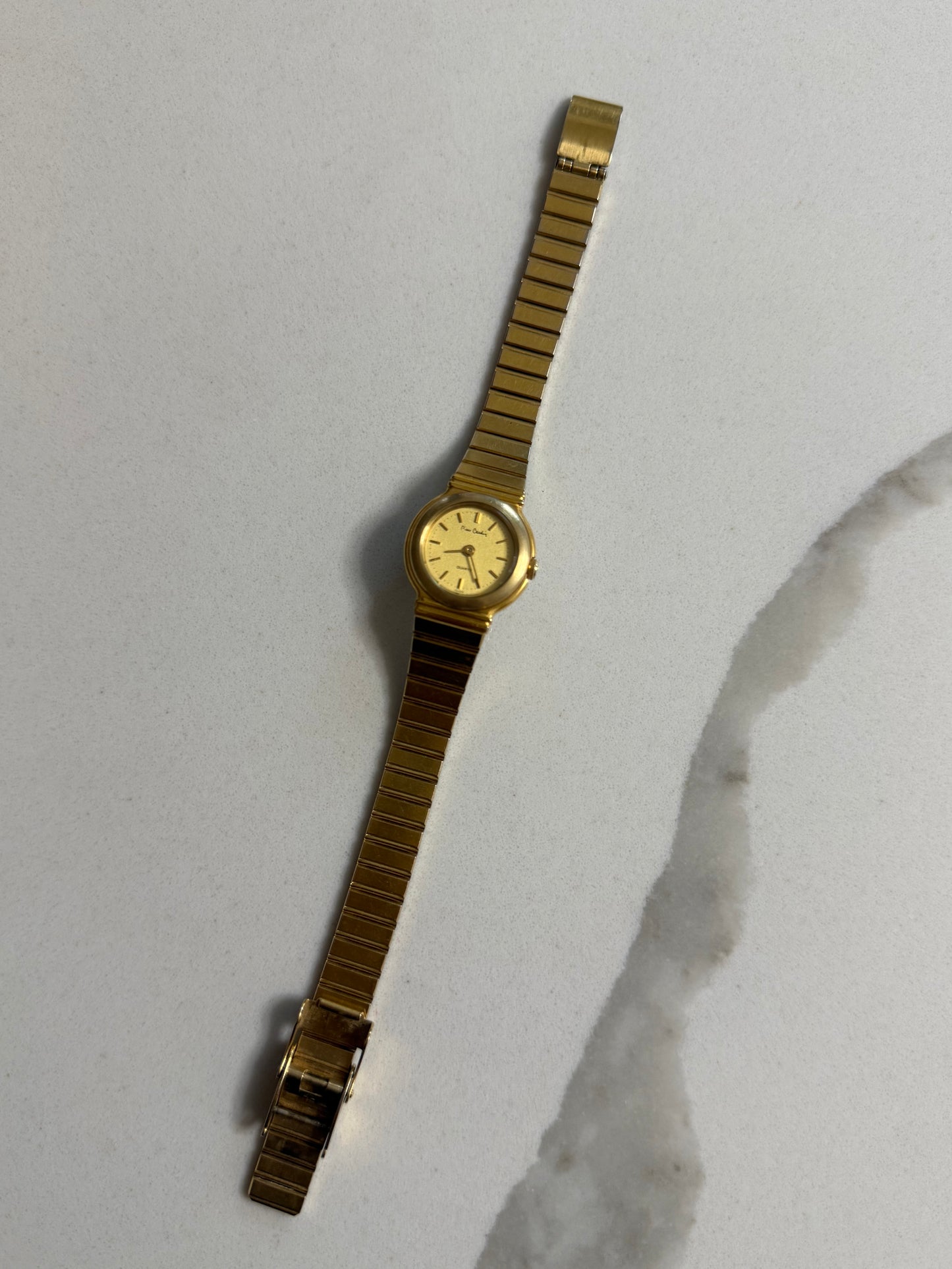 7” Gold Pierre Cardin Watch