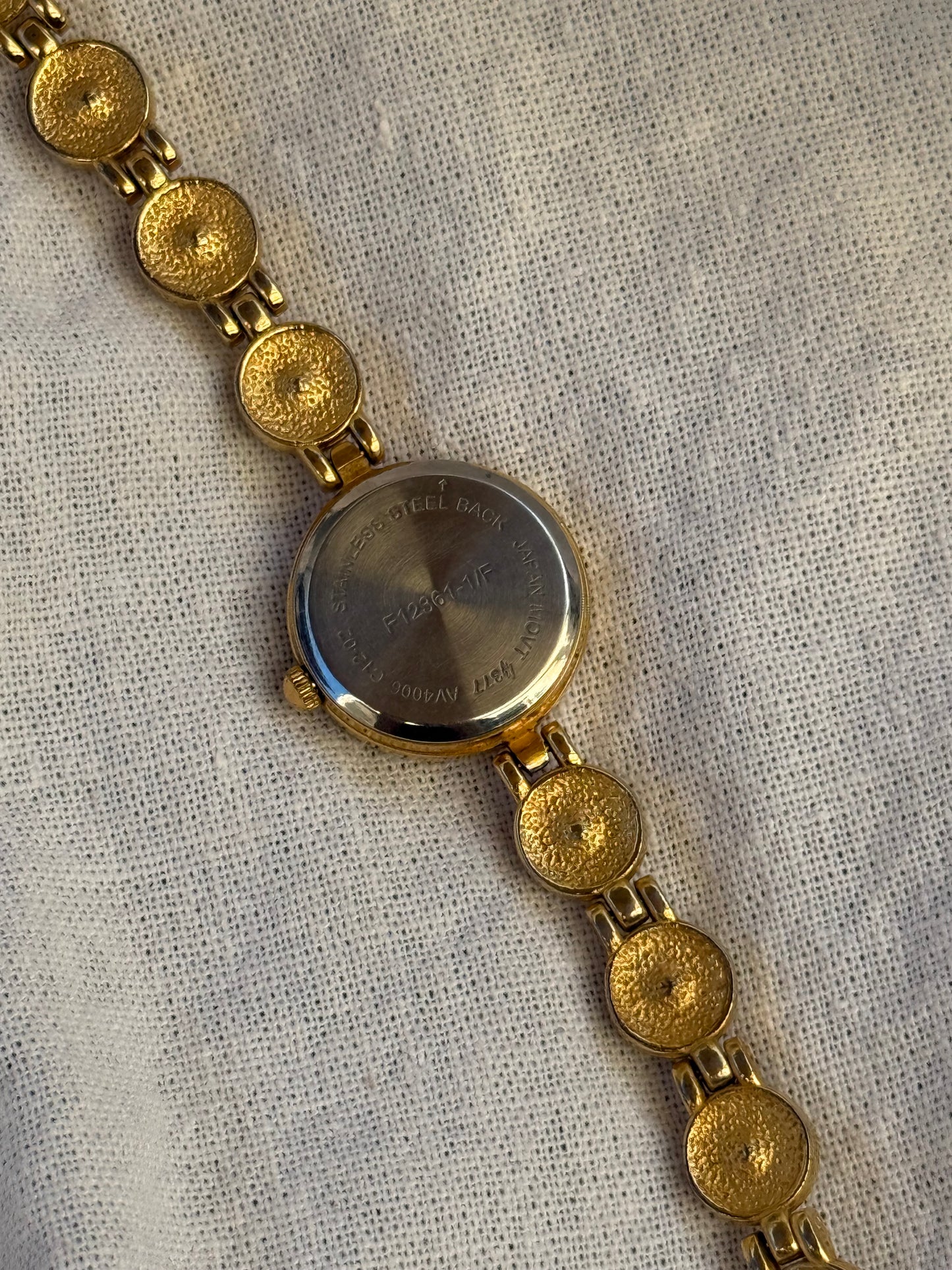 6.75” Gold Pearl Watch