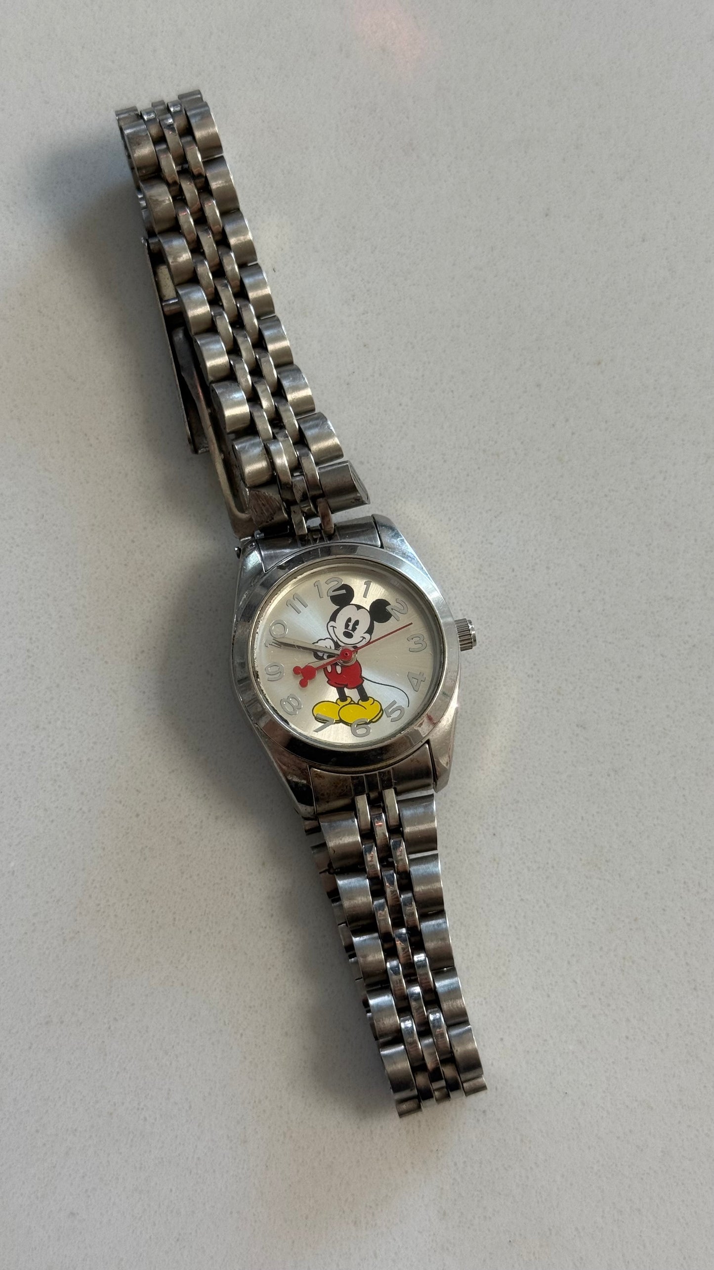 Silver Mickey Watch
