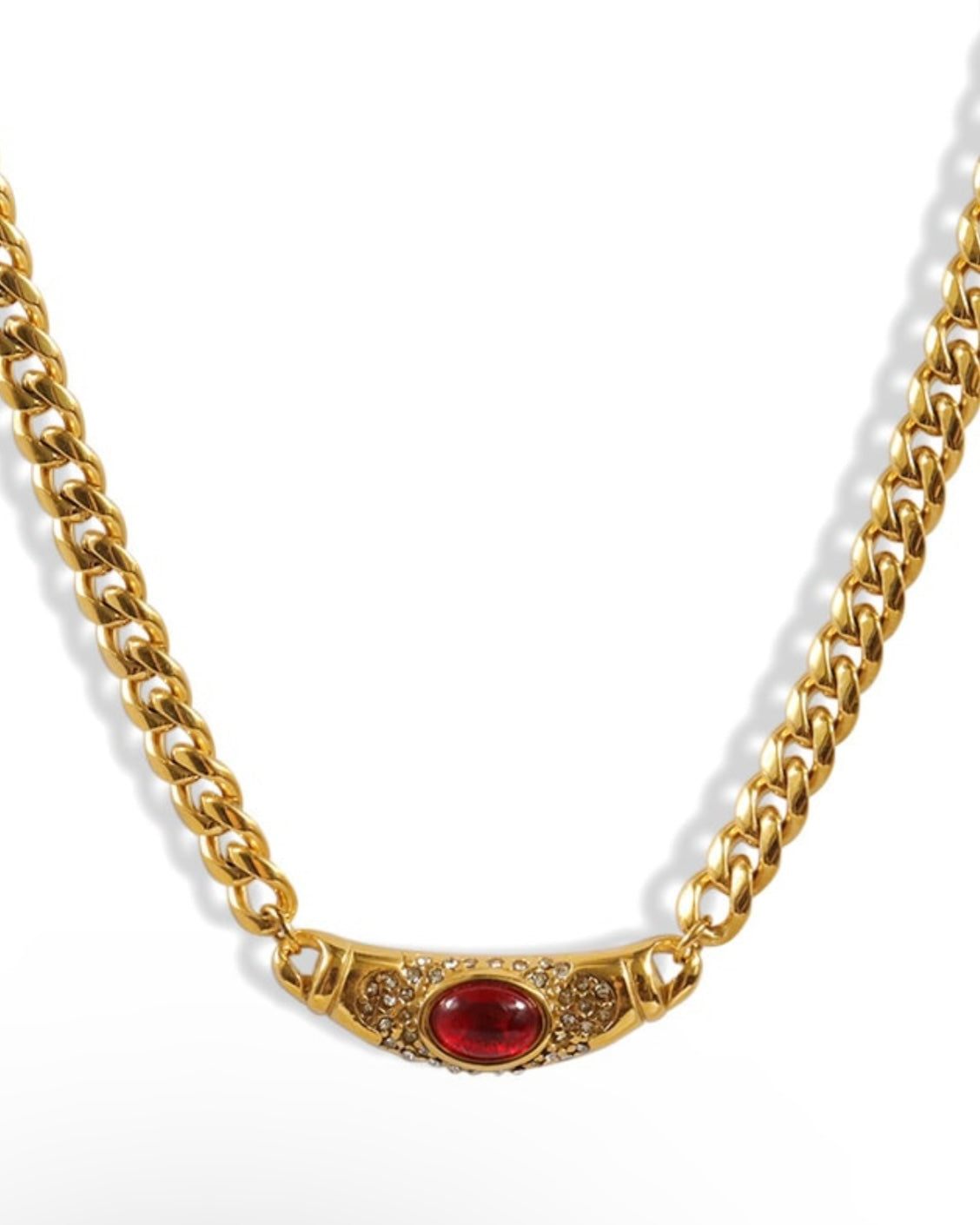 Hailey Necklace (Red)