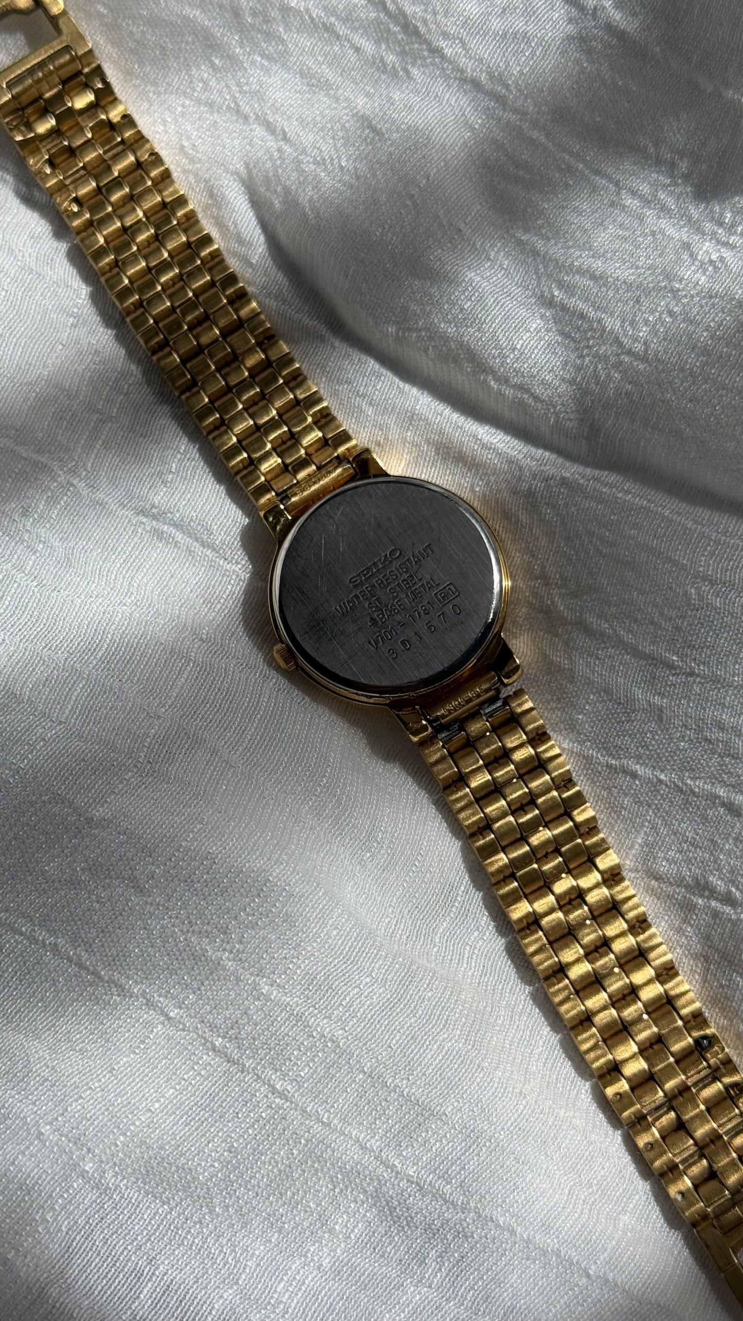 Gold Seiko Watch
