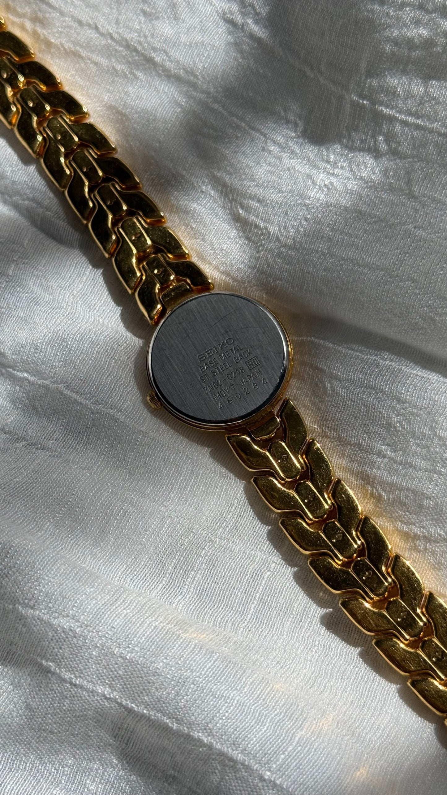 7.25” Gold Seiko Watch