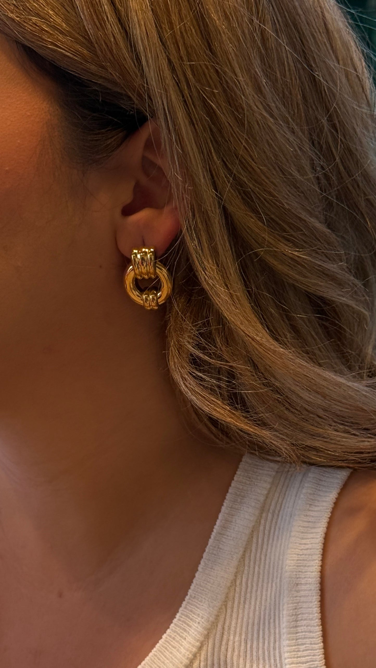 Amelia Golden Earrings