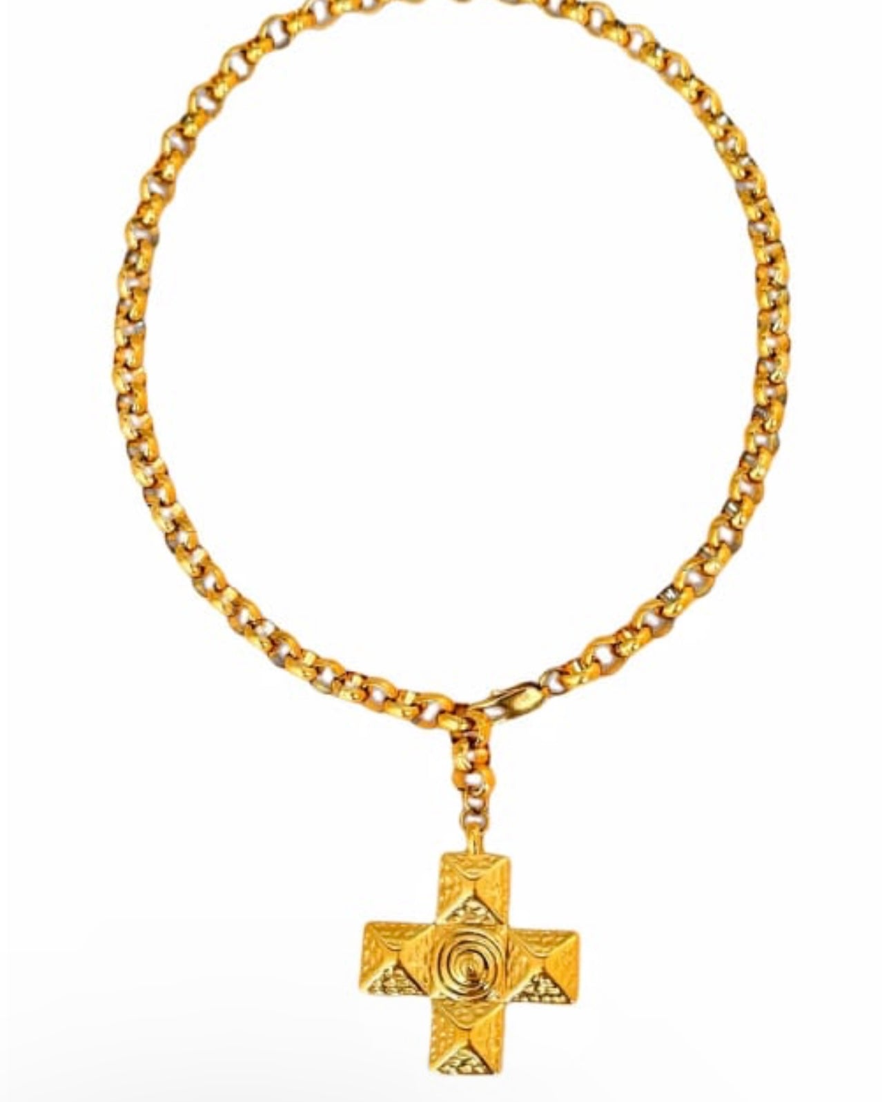 Sahara Chunky Cross Necklace