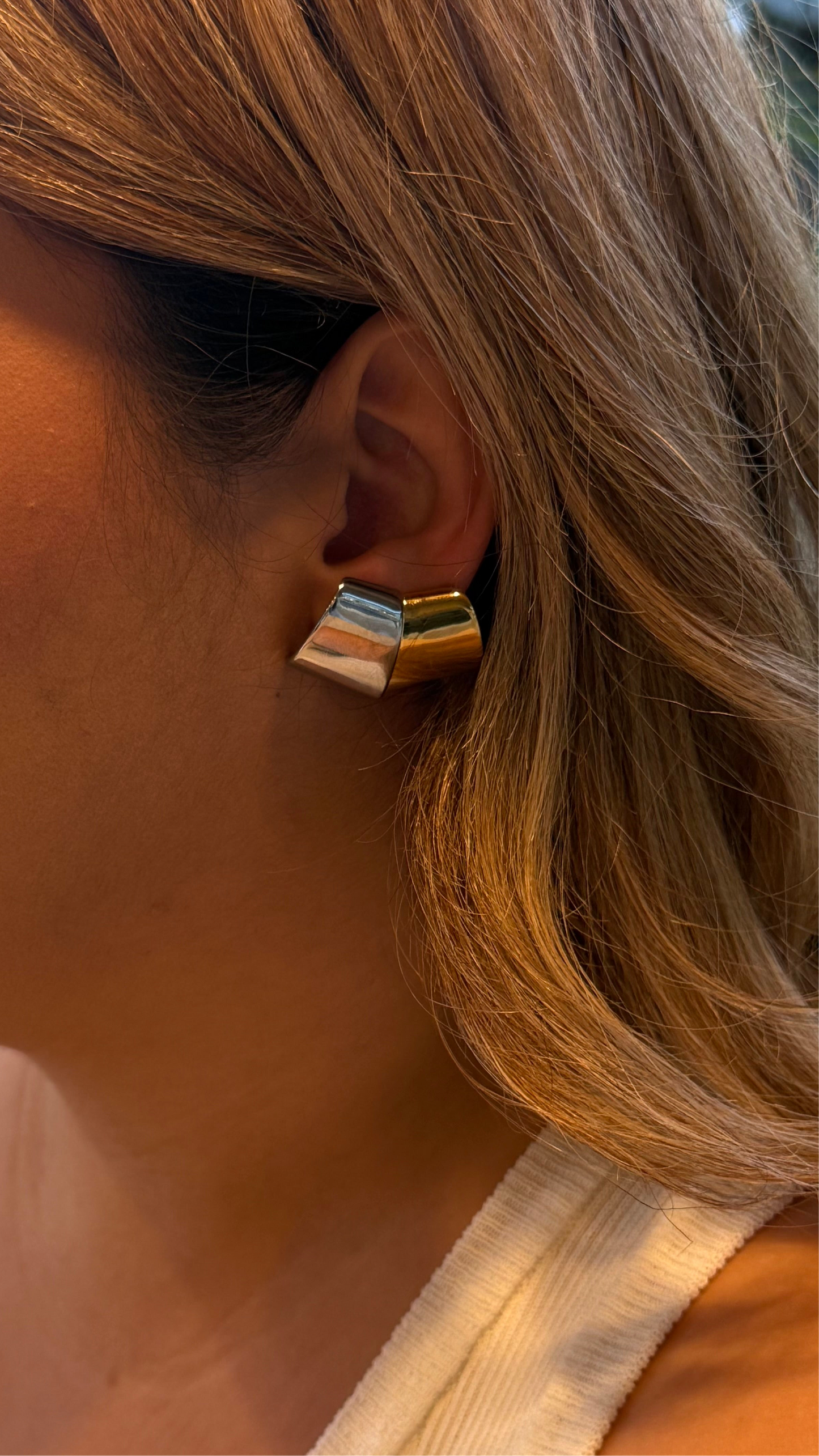 Emilia Two Tone Earrings