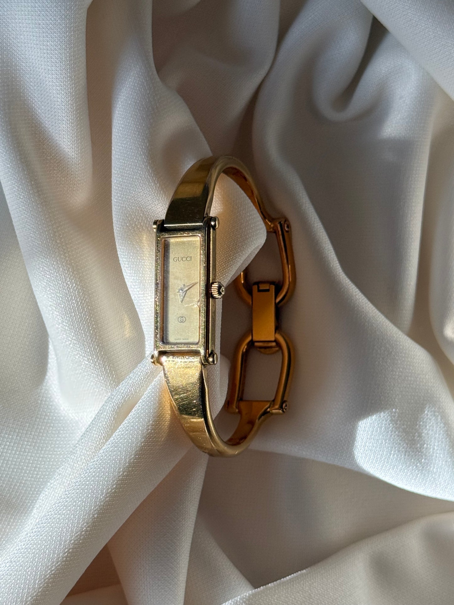 6.5” Gold Gucci Watch