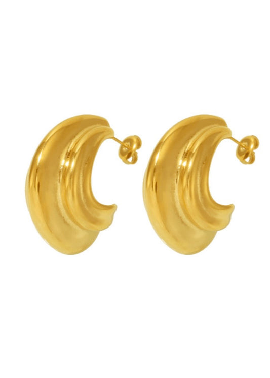 Edith Golden Earrings