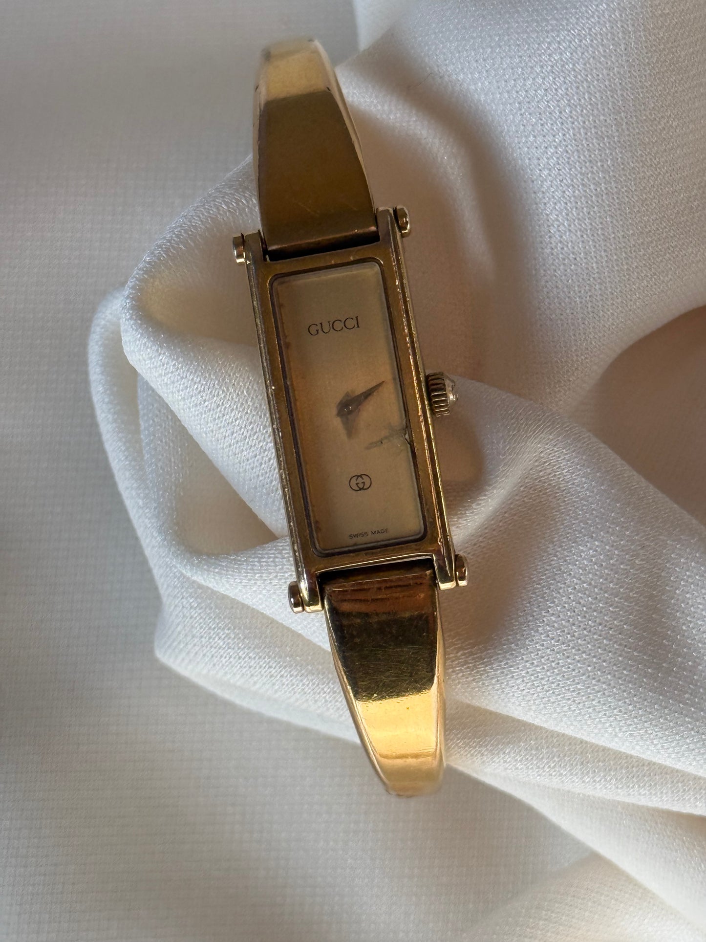 6.5” Gold Gucci Watch