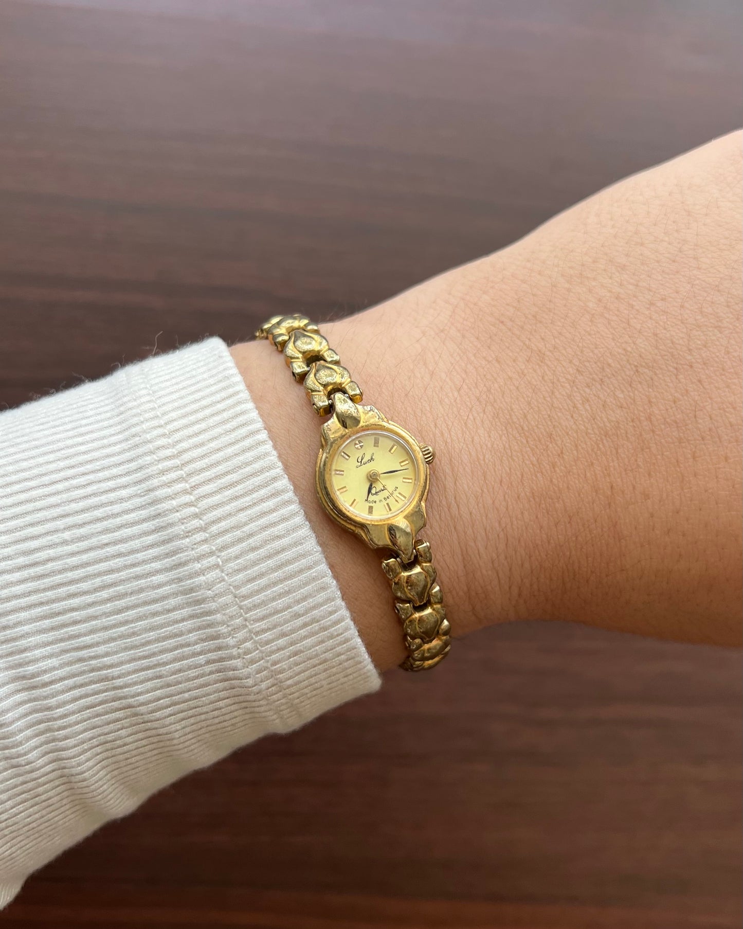 5.75”-6” Gold Watch