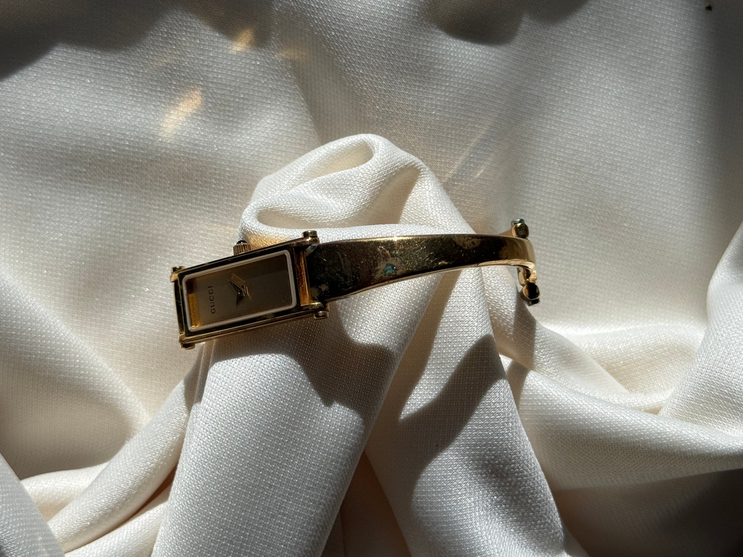 6.5” Gold Gucci Watch