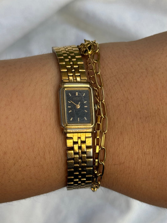 6” Gold Seiko Watch