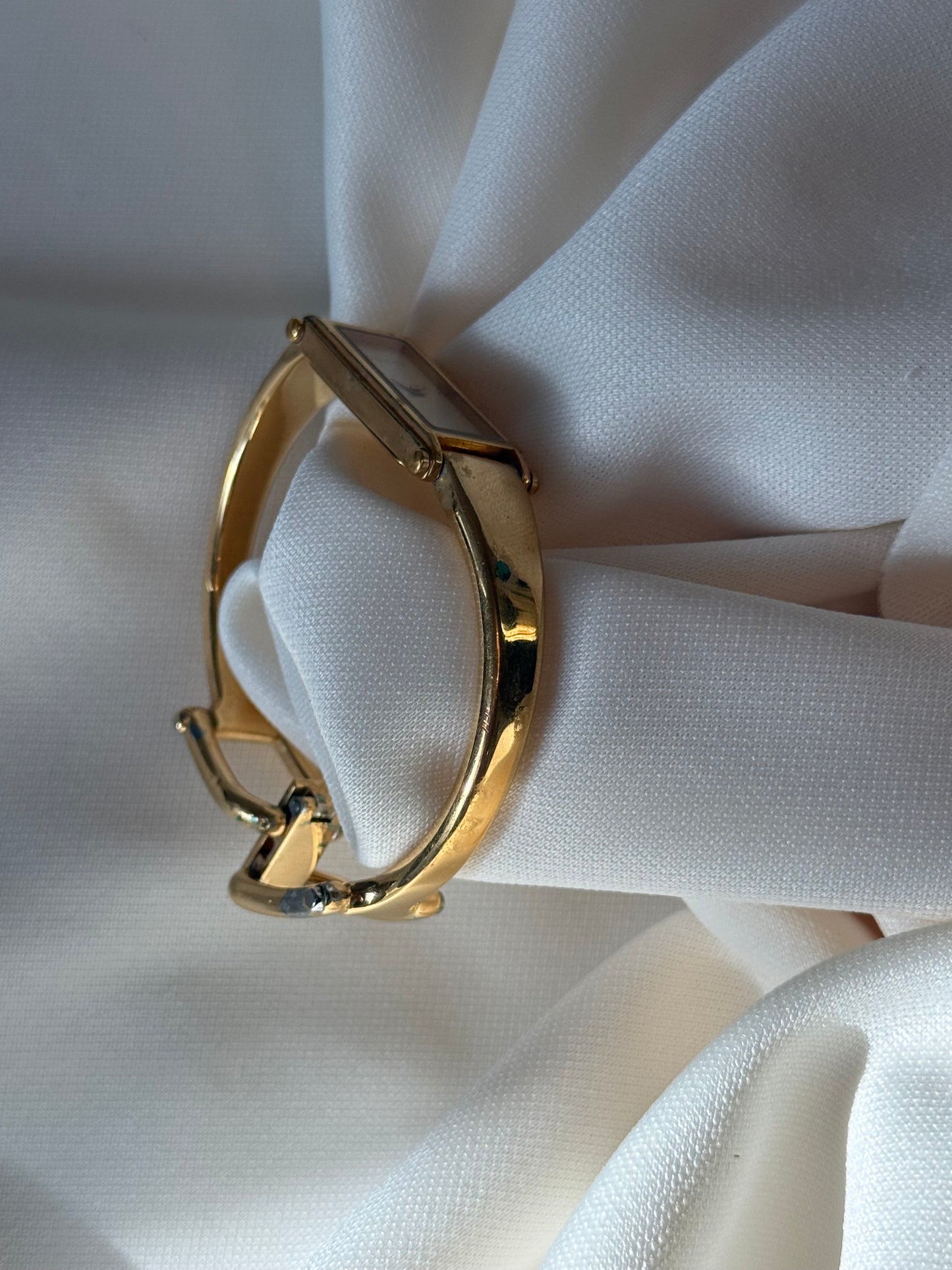 6.5” Gold Gucci Watch