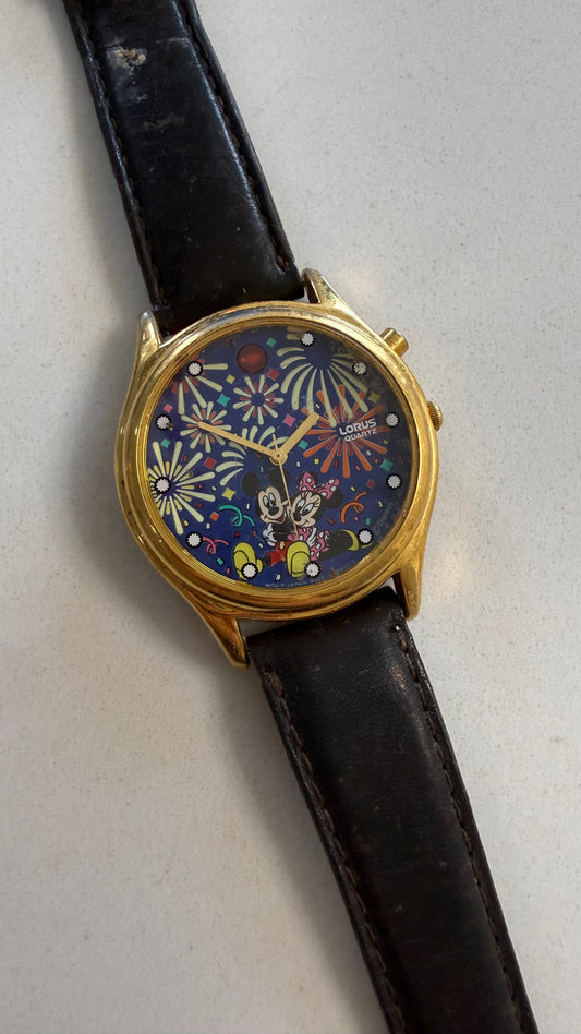 Rare Vintage Fireworks Disney Watch