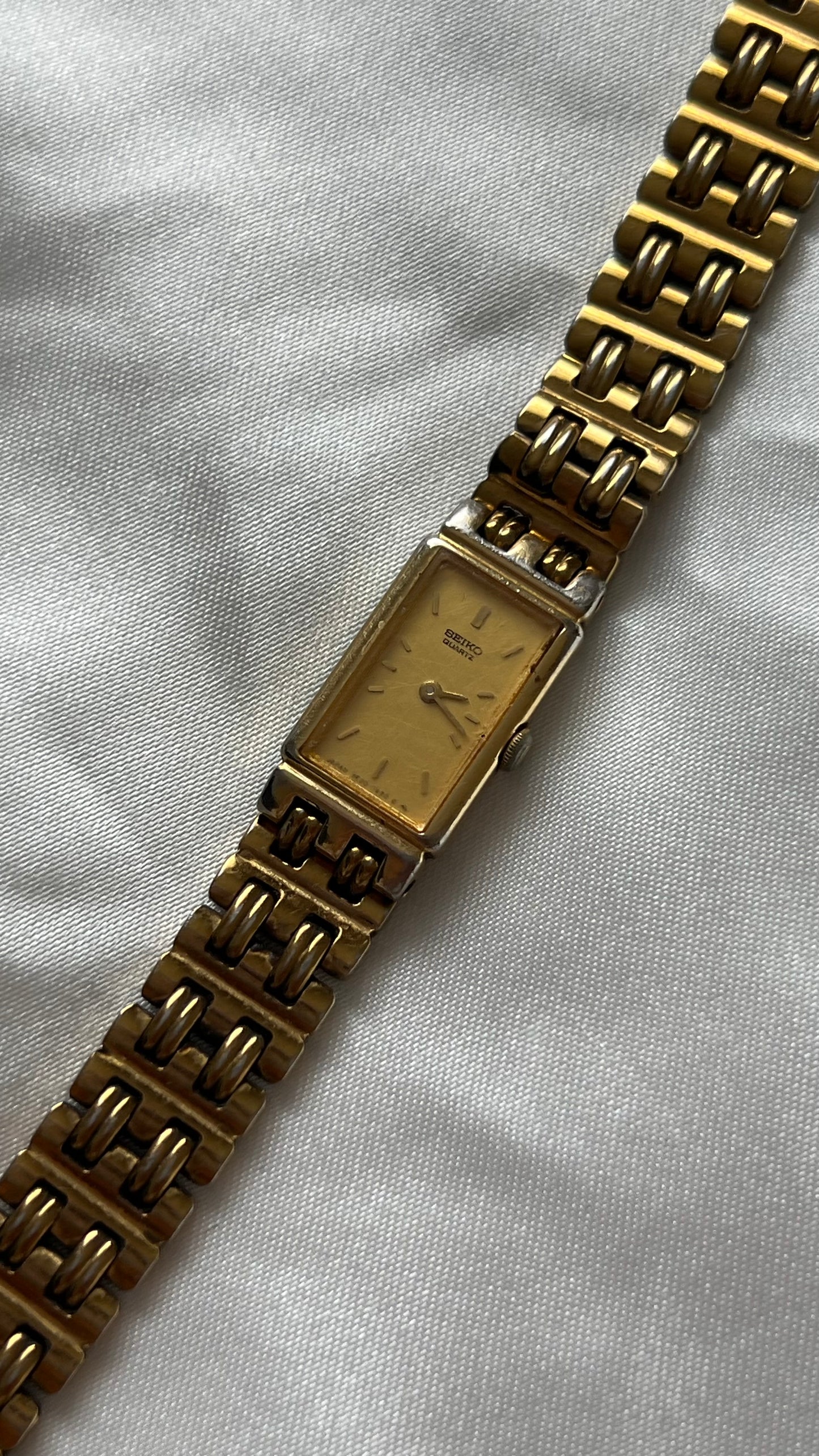 7” Seiko Gold Watch