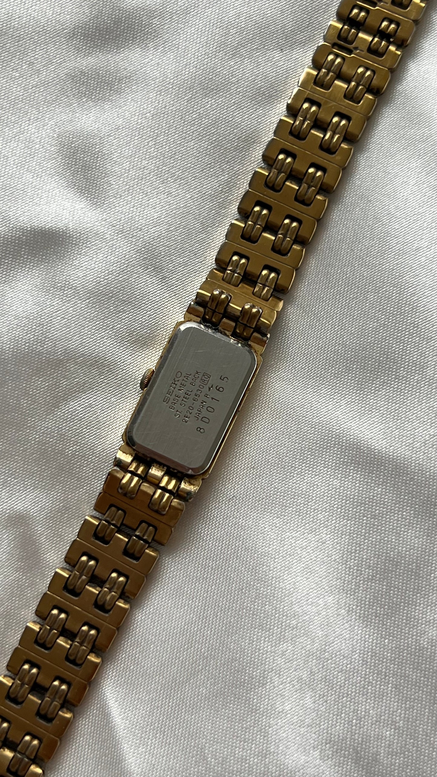 7” Seiko Gold Watch