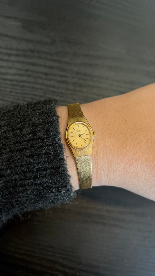 7” Vintage Seiko Gold Watch