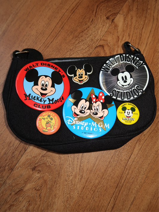 Mickey Vintage Pins Purse