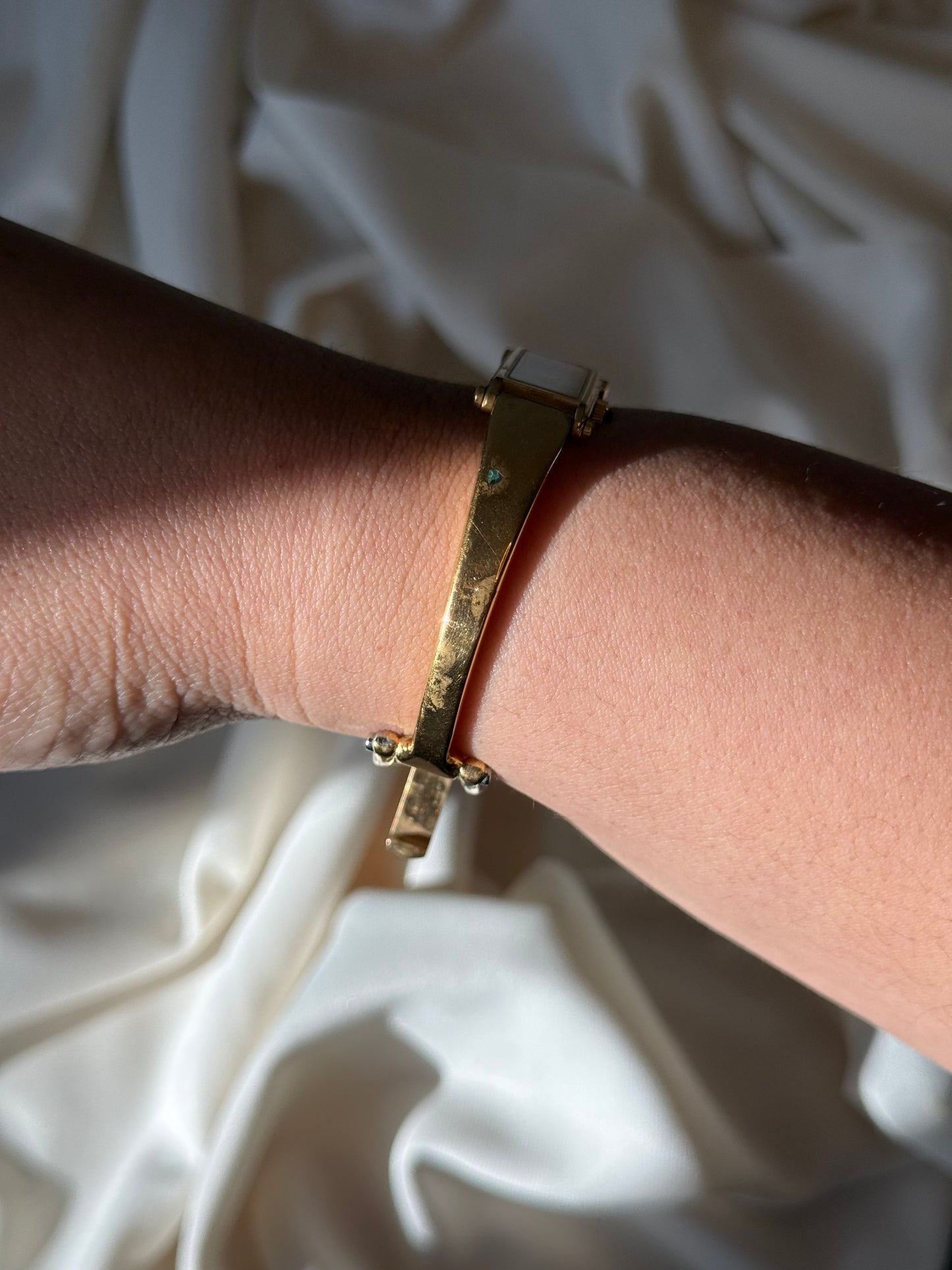 6.5” Gold Gucci Watch