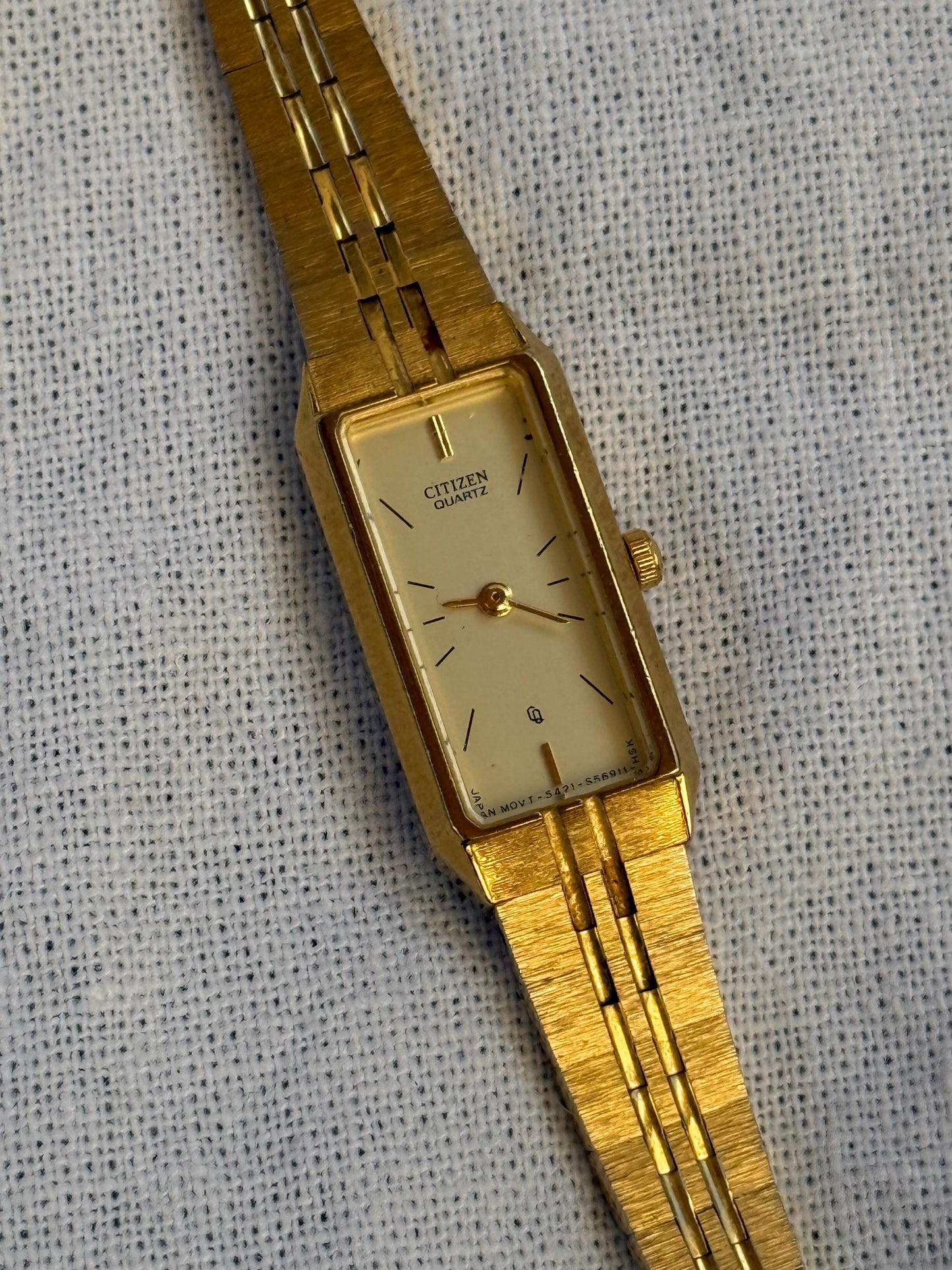 6” Gold Citizen Watch