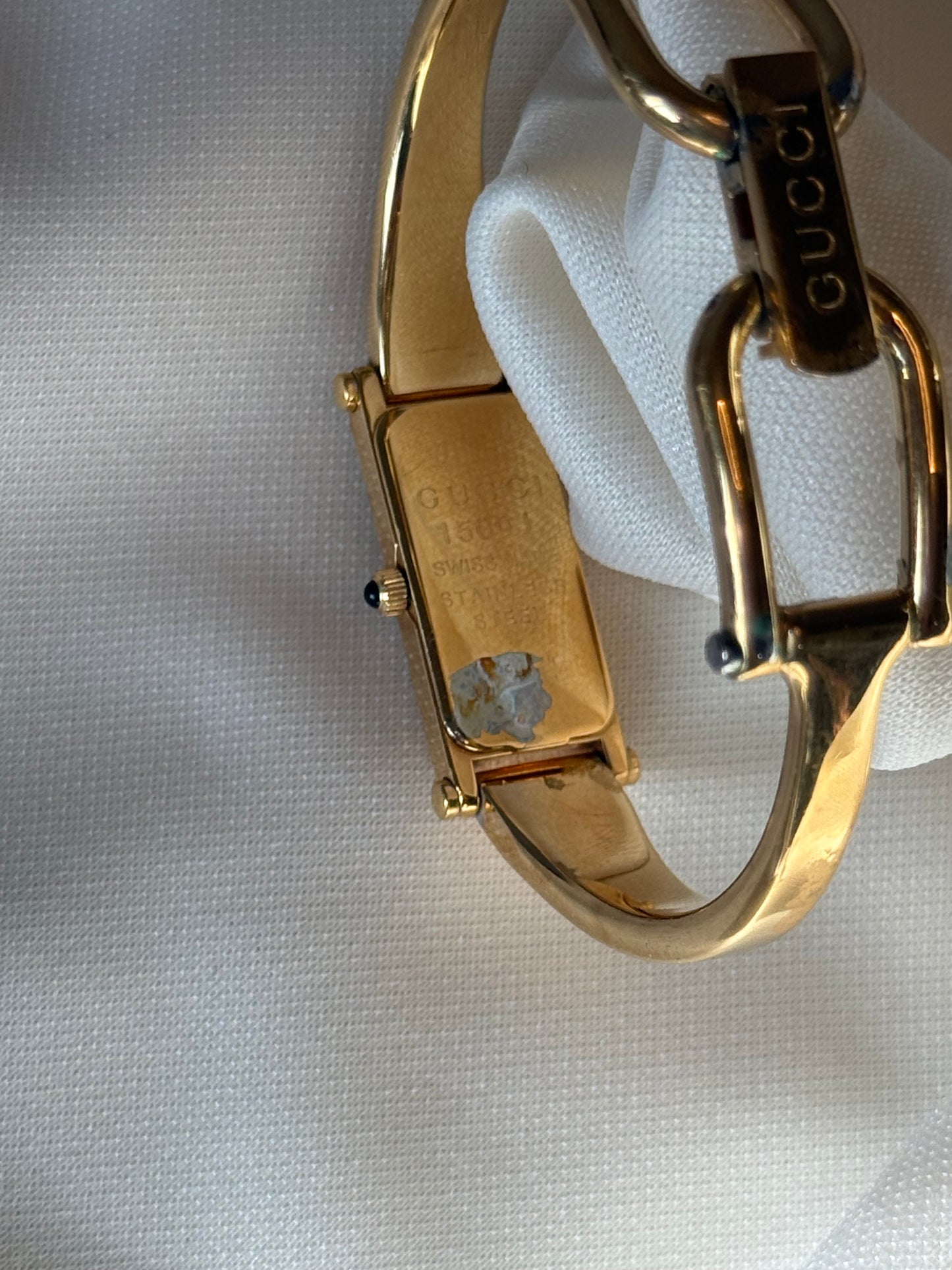 6.5” Gold Gucci Watch