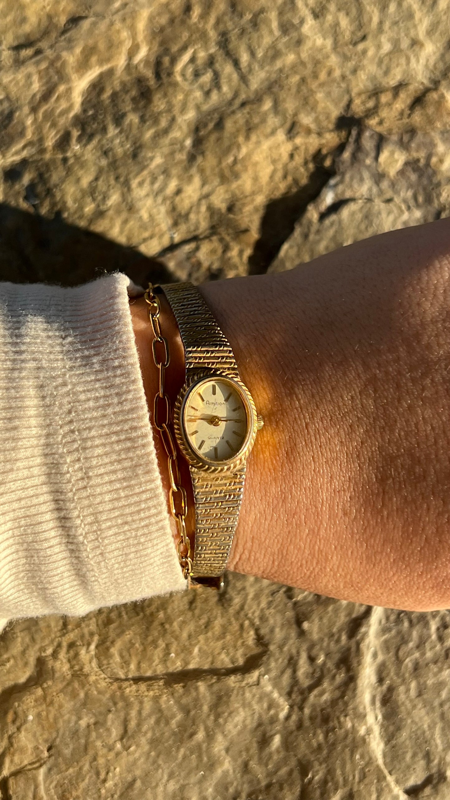6” Gold Armitron Watch