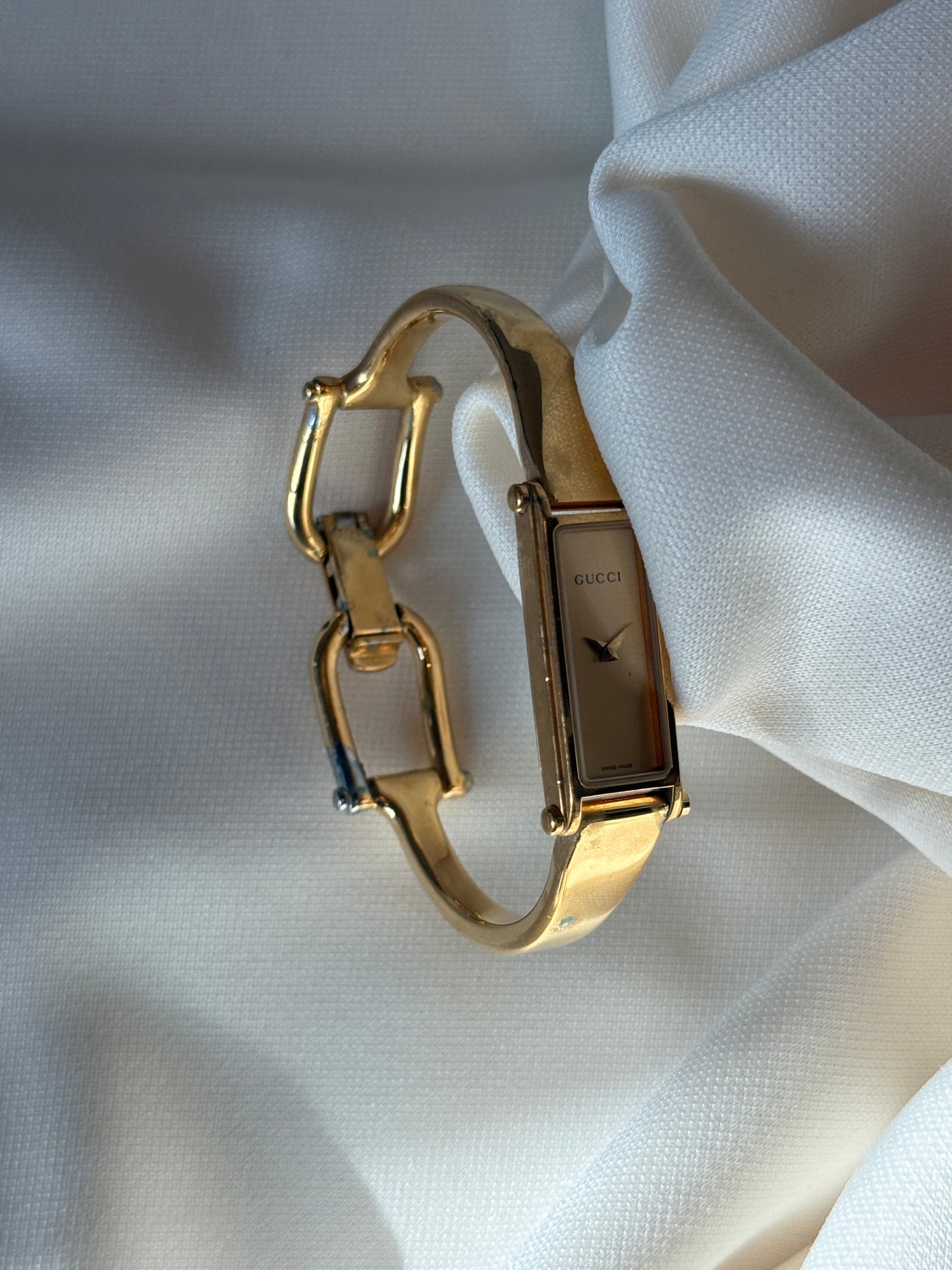 6.5” Gold Gucci Watch