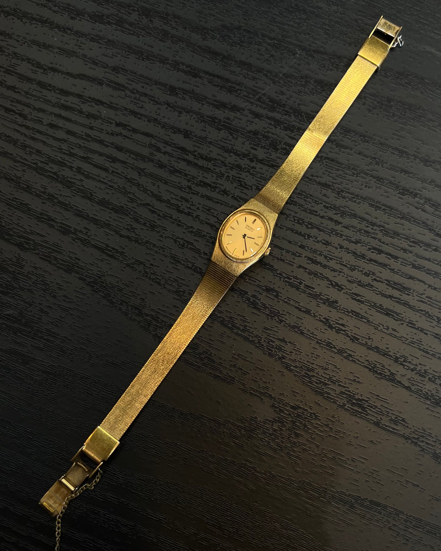 7” Vintage Seiko Gold Watch