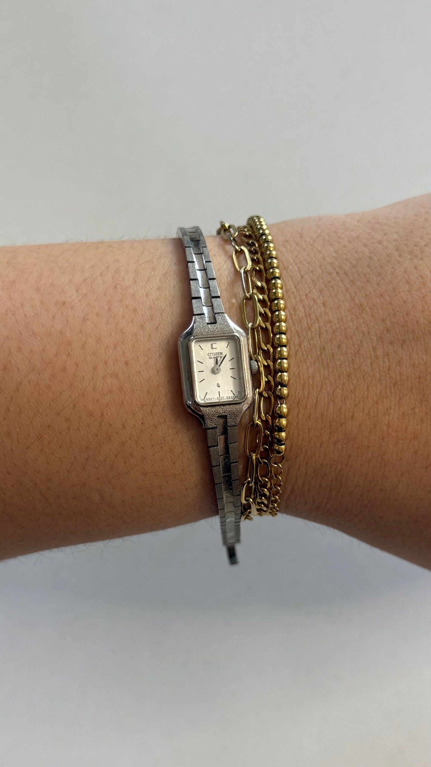 Dainty Silver Citizen Watch