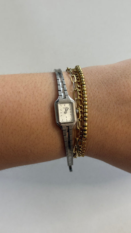 Dainty Silver Citizen Watch