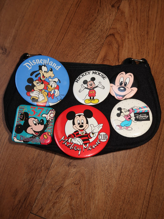 Mickey Vintage Pins Purse