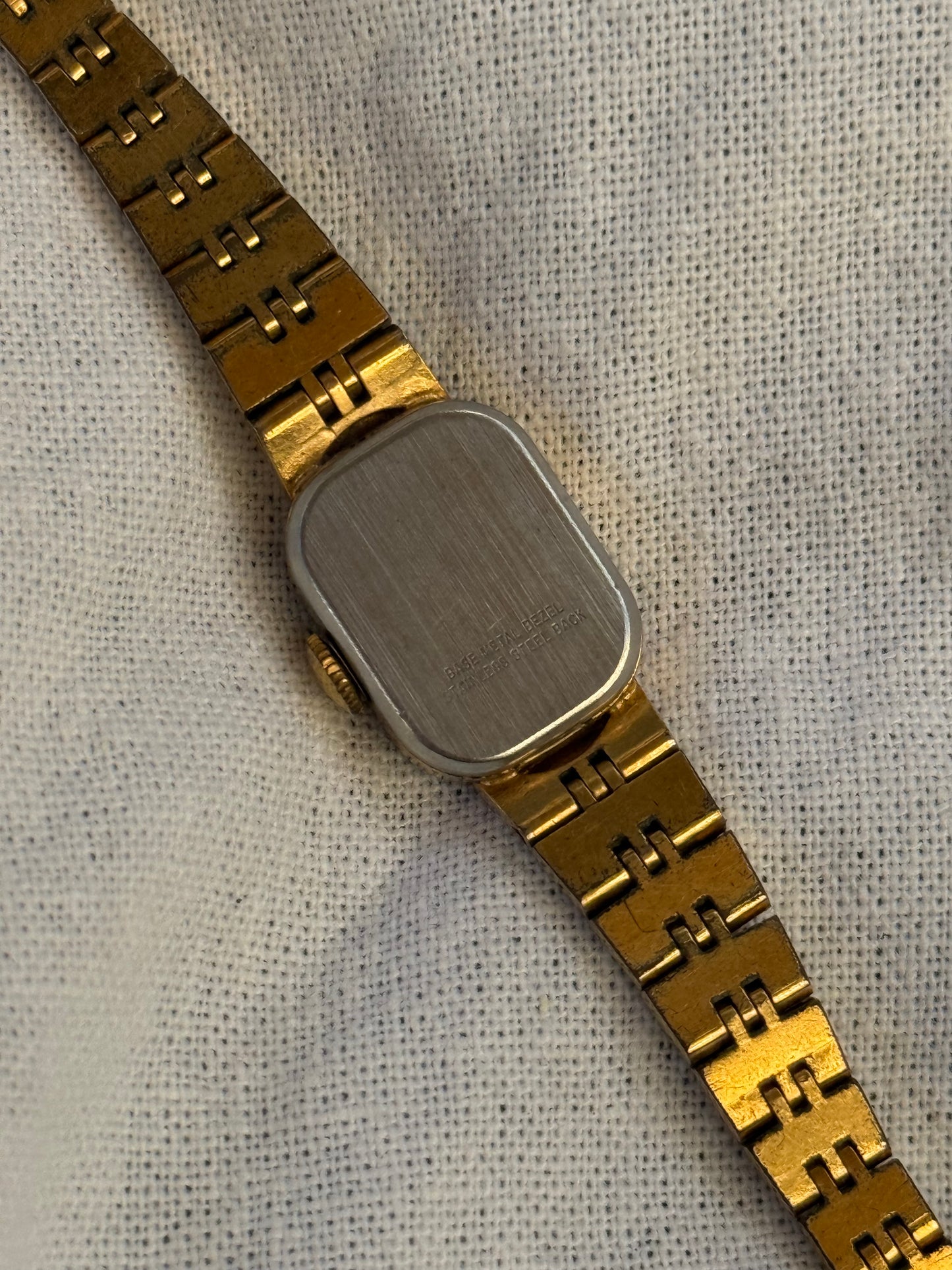 6.25” Vintage Gold Timex Watch