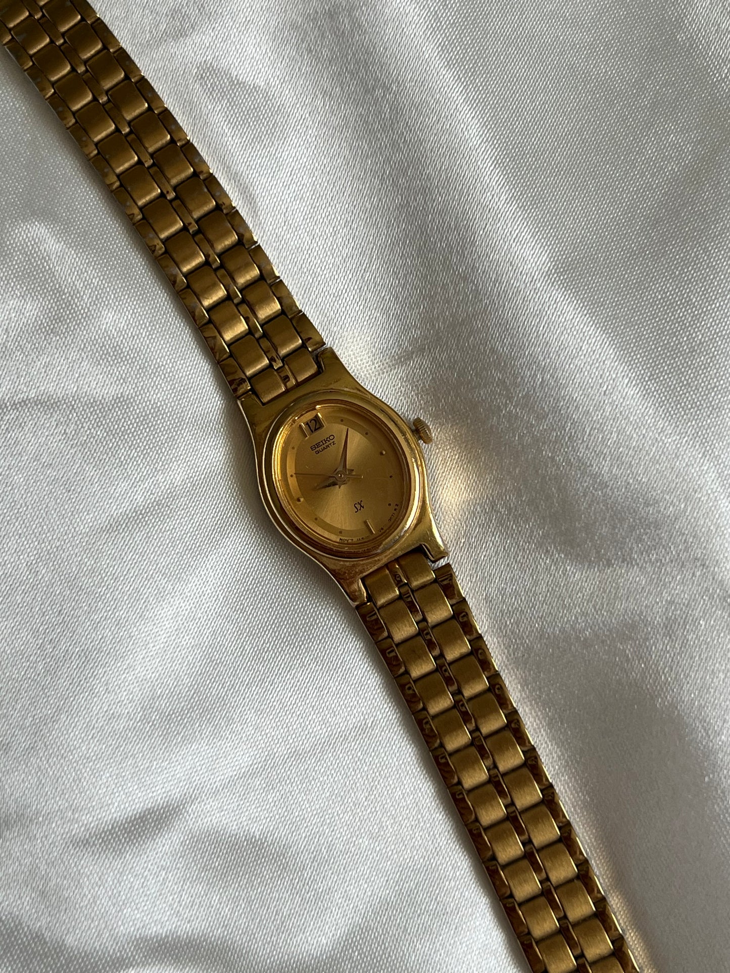 8” Gold Seiko Watch