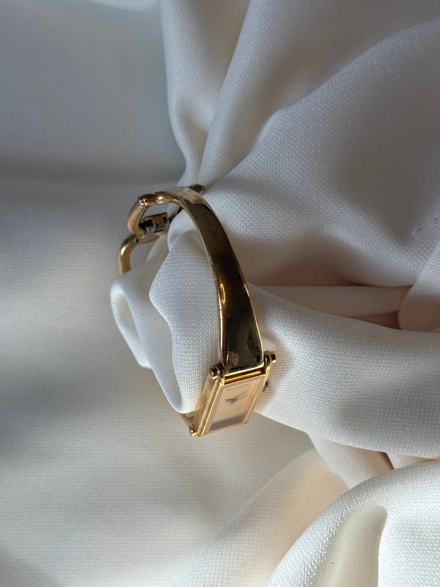 6.5” Gold Gucci Watch