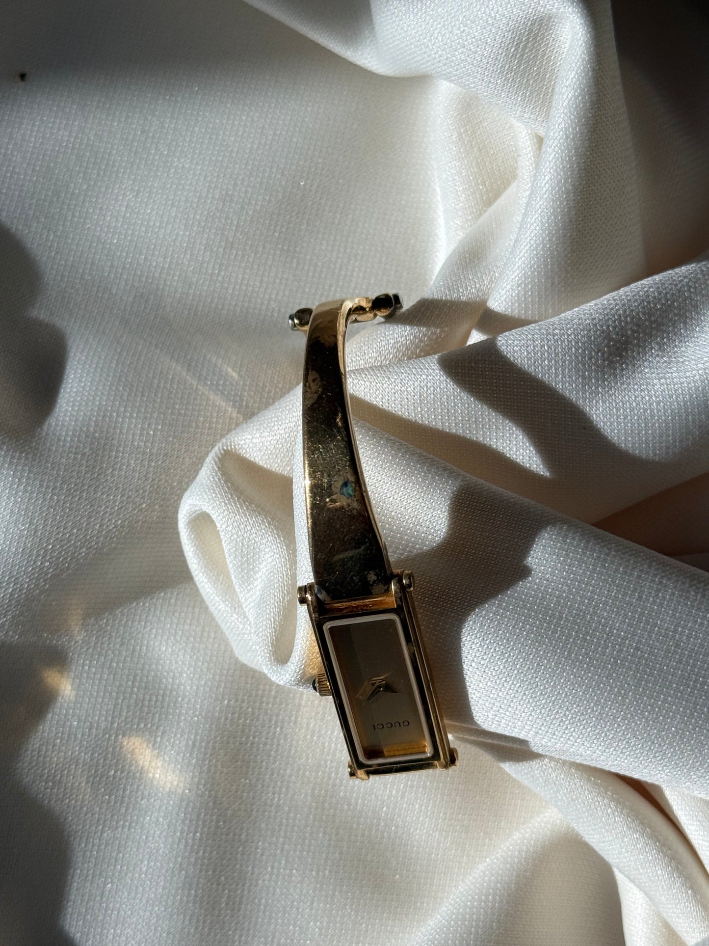 6.5” Gold Gucci Watch