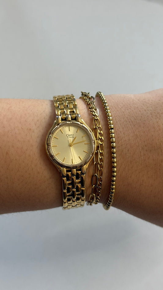 Gold Caravelle by Bulova Watch