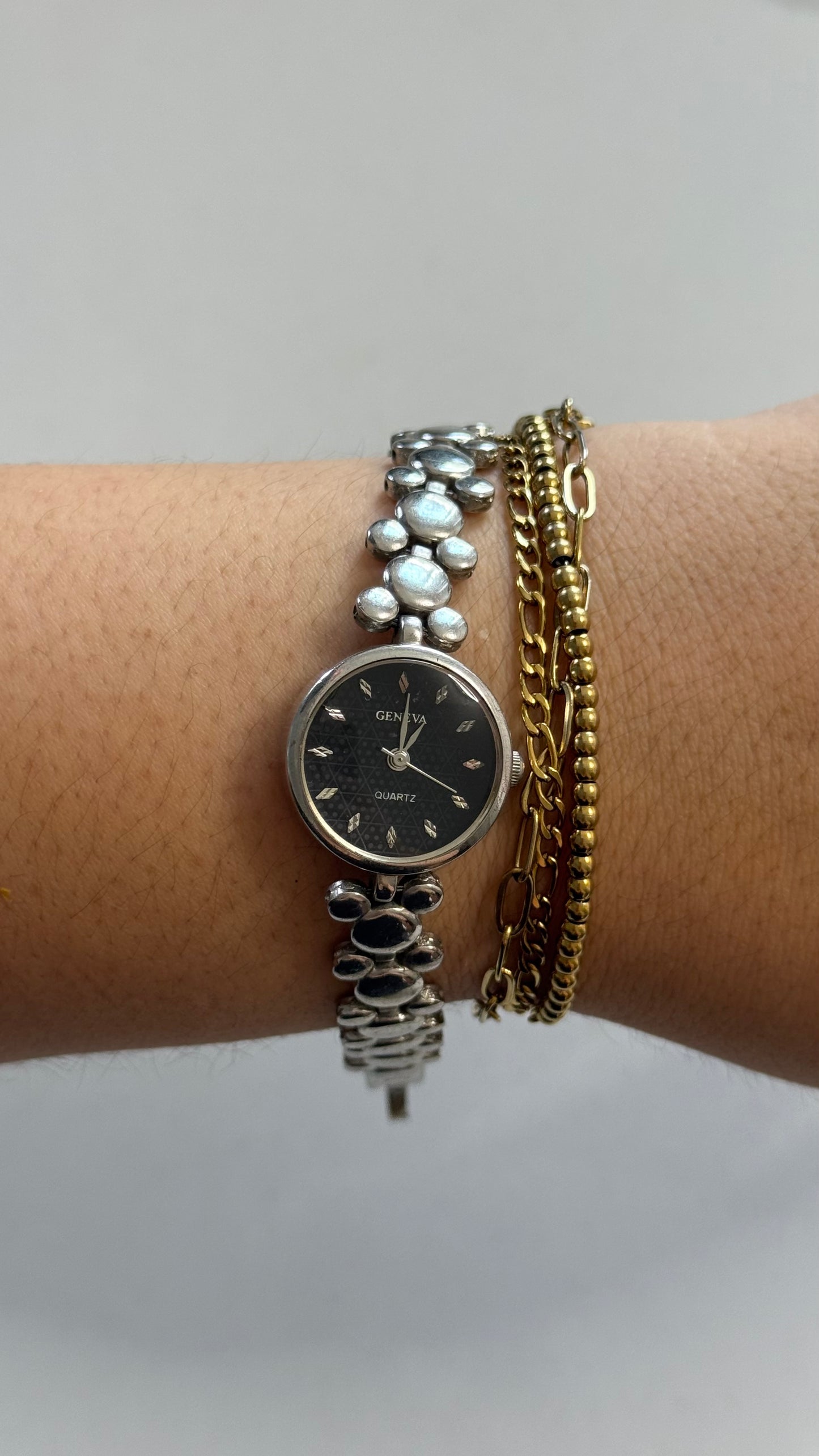 Silver Watch- Mickey Bands