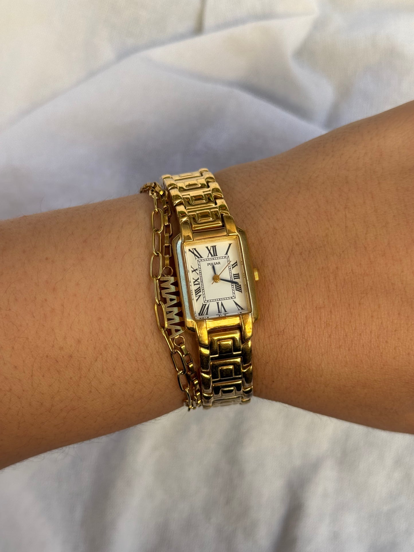 7.5” Gold Pulsar Watch
