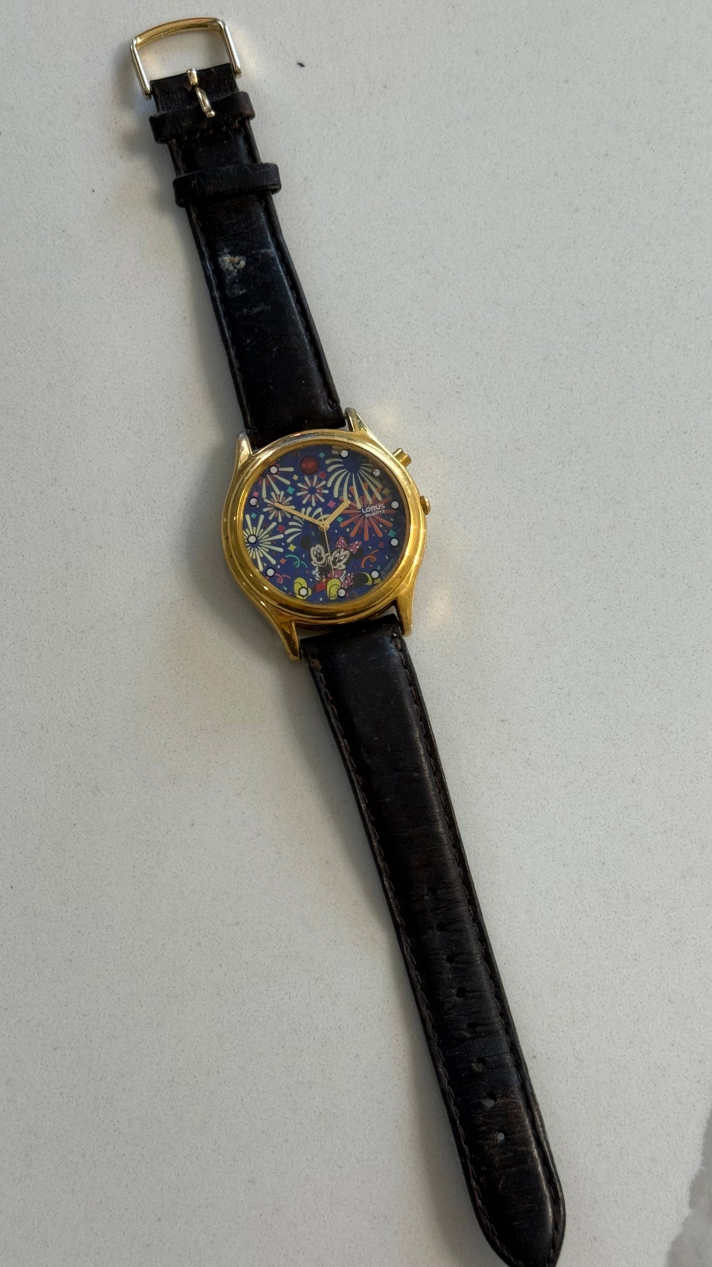 Rare Vintage Fireworks Disney Watch