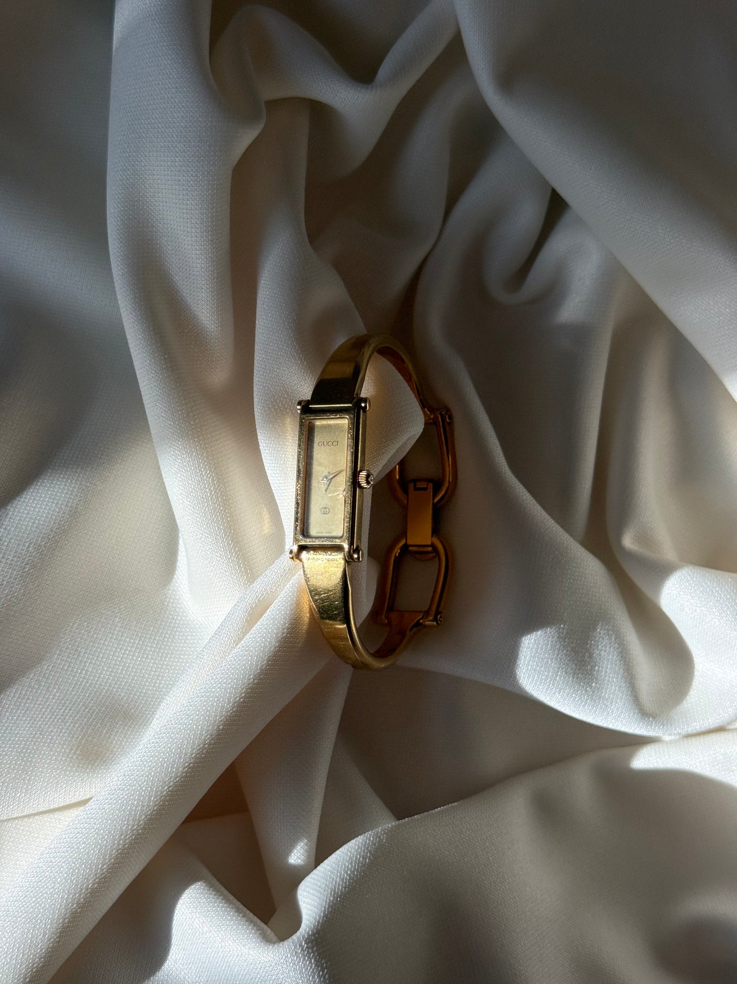 6.5” Gold Gucci Watch