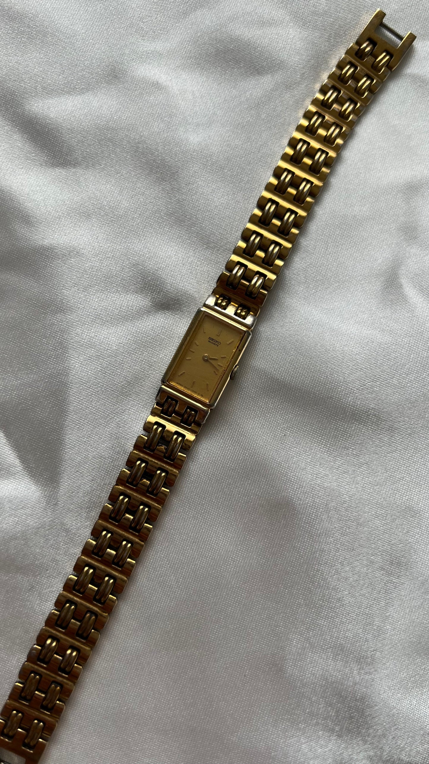 7” Seiko Gold Watch