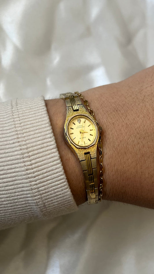 7.25” Gold Dainty Watch