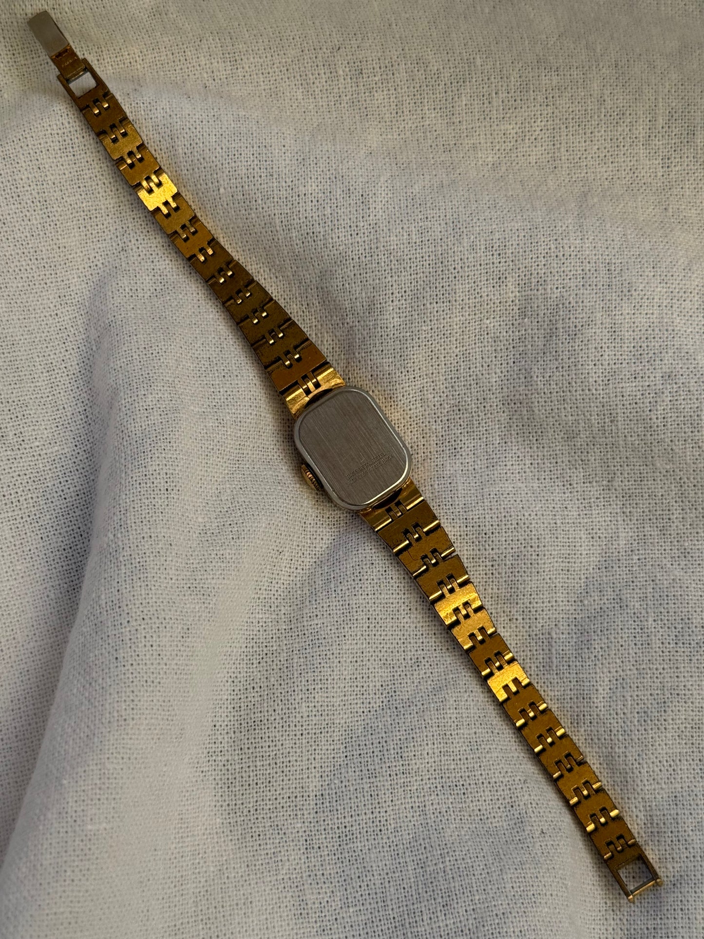 6.25” Vintage Gold Timex Watch