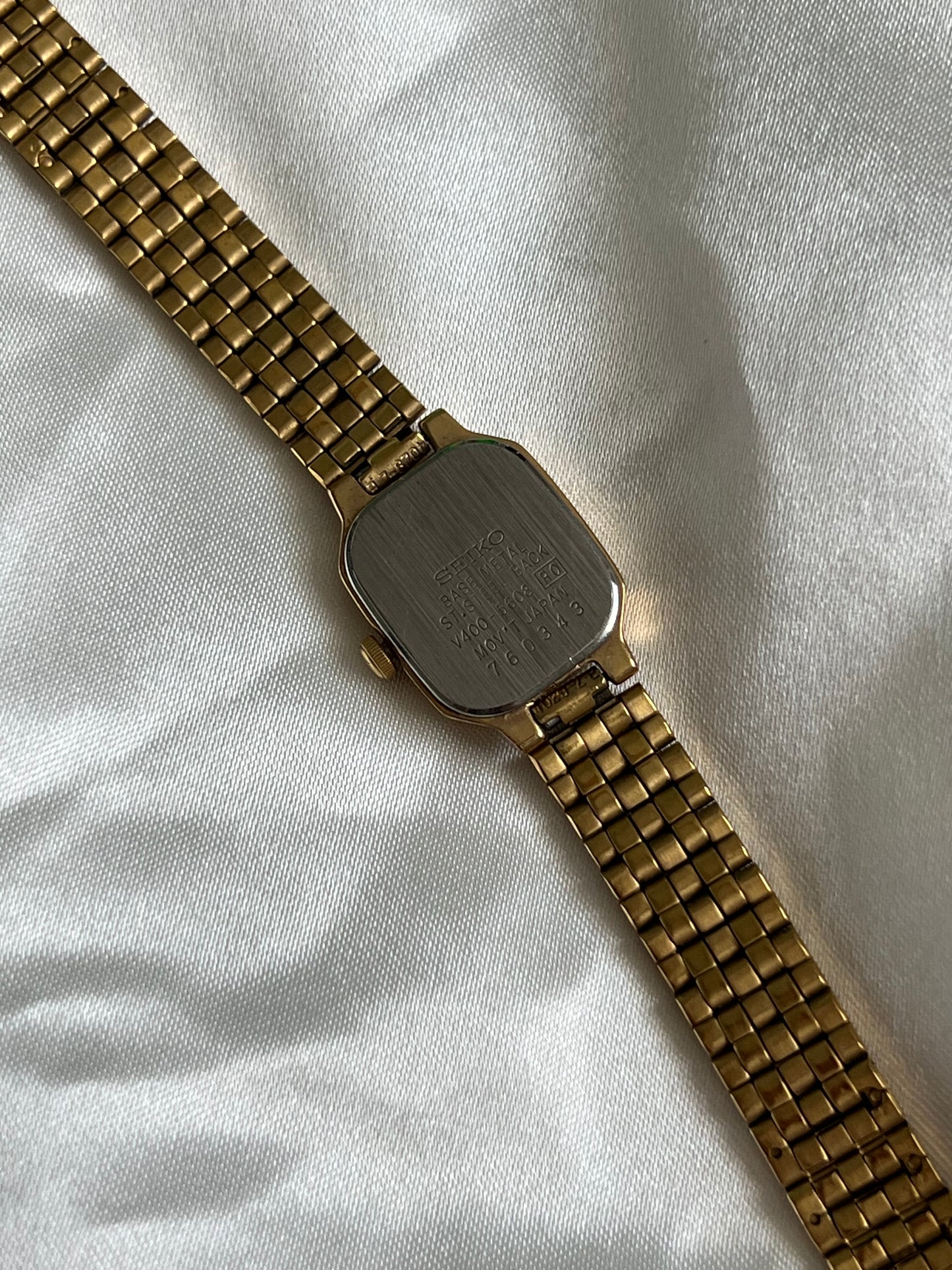 7” Gold Seiko Watch