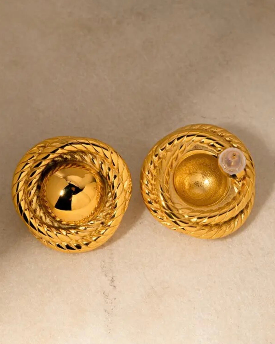 Ambrose Gold Stud Earrings