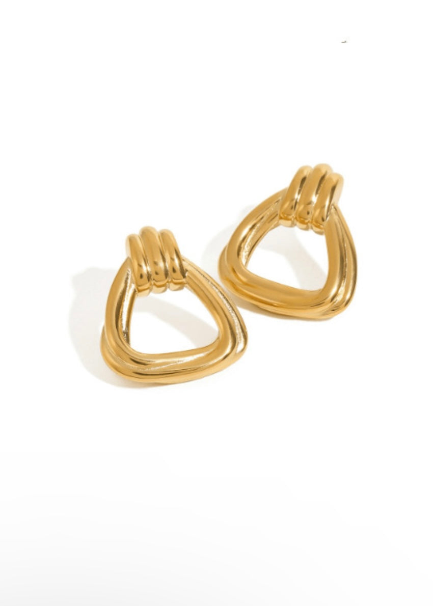 Eve Golden Earrings