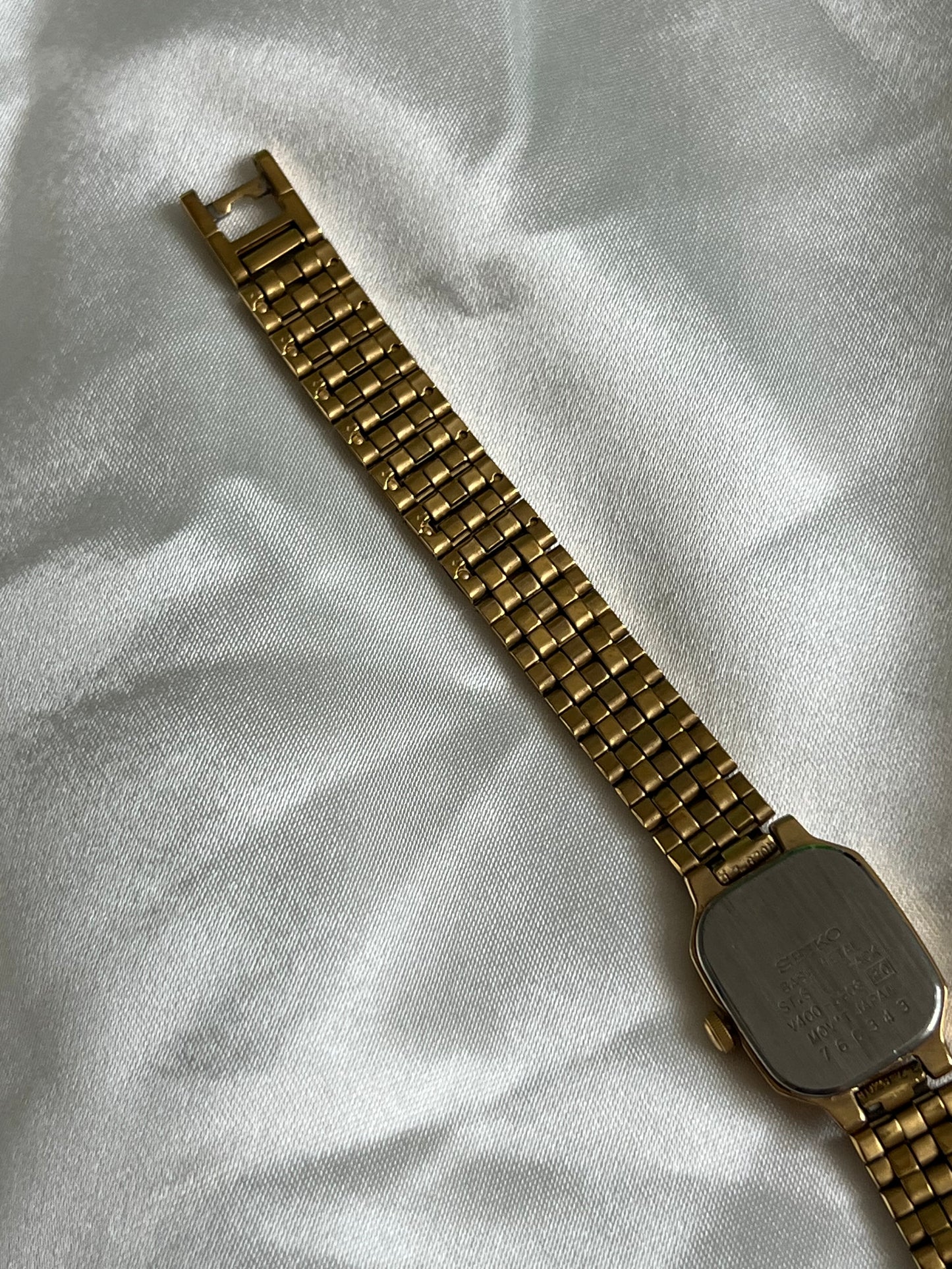 7” Gold Seiko Watch