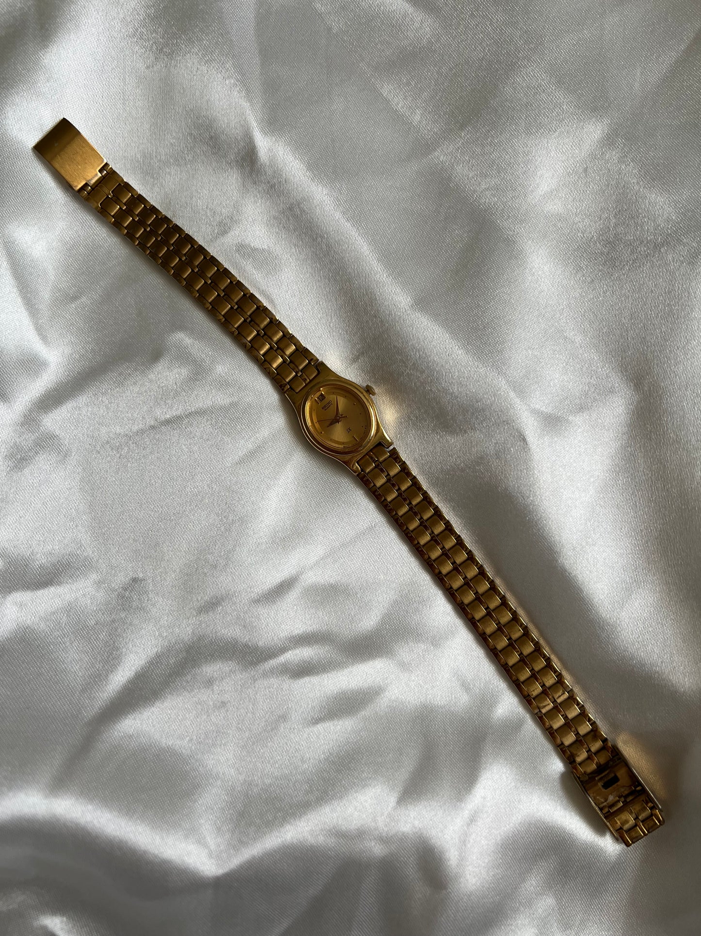 8” Gold Seiko Watch