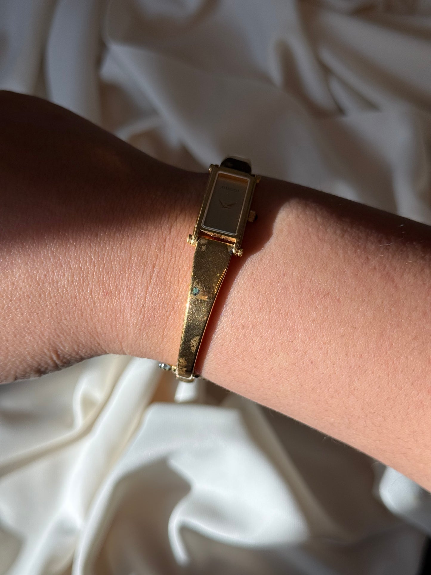 6.5” Gold Gucci Watch