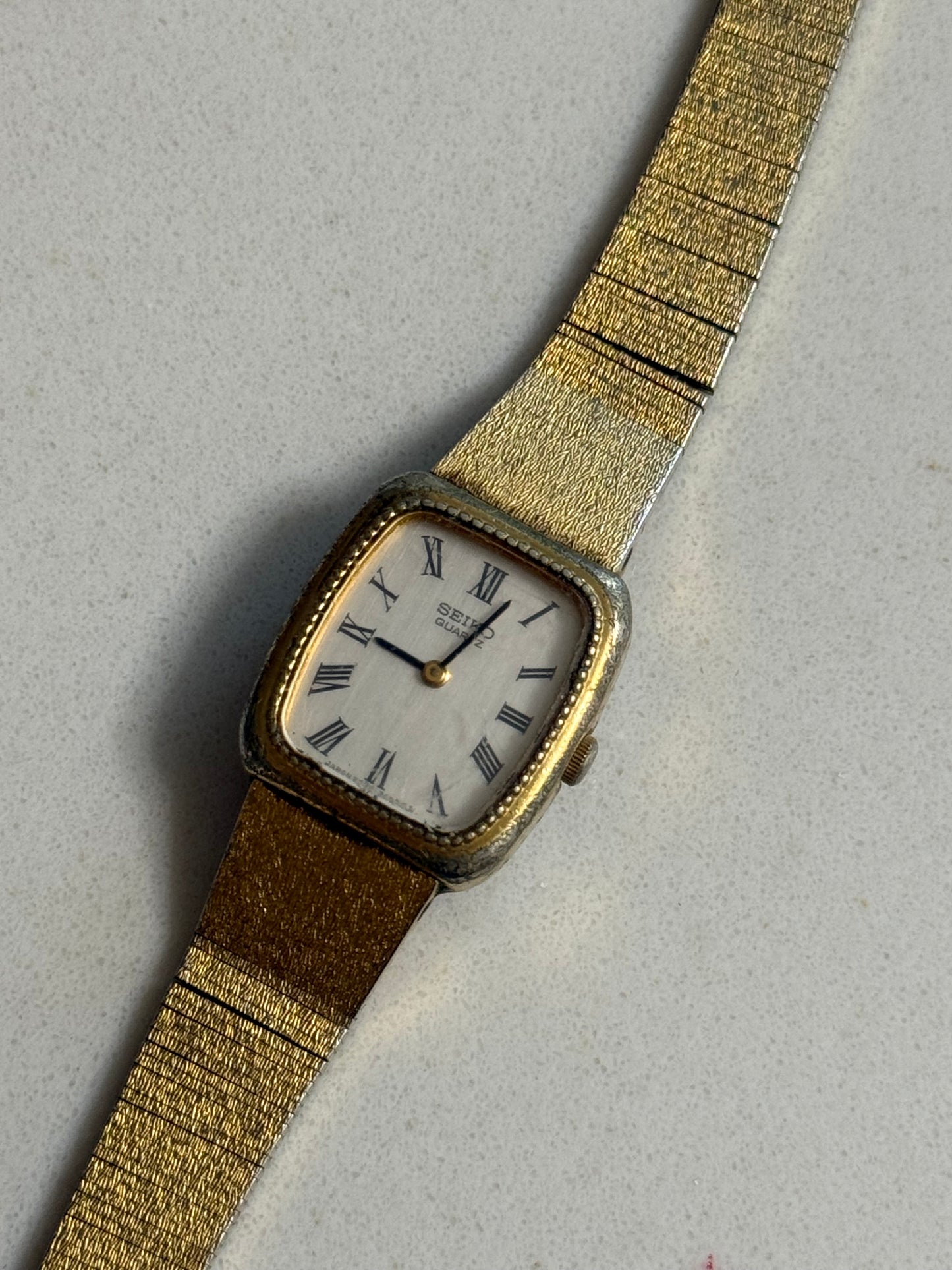 7” Gold Seiko Watch