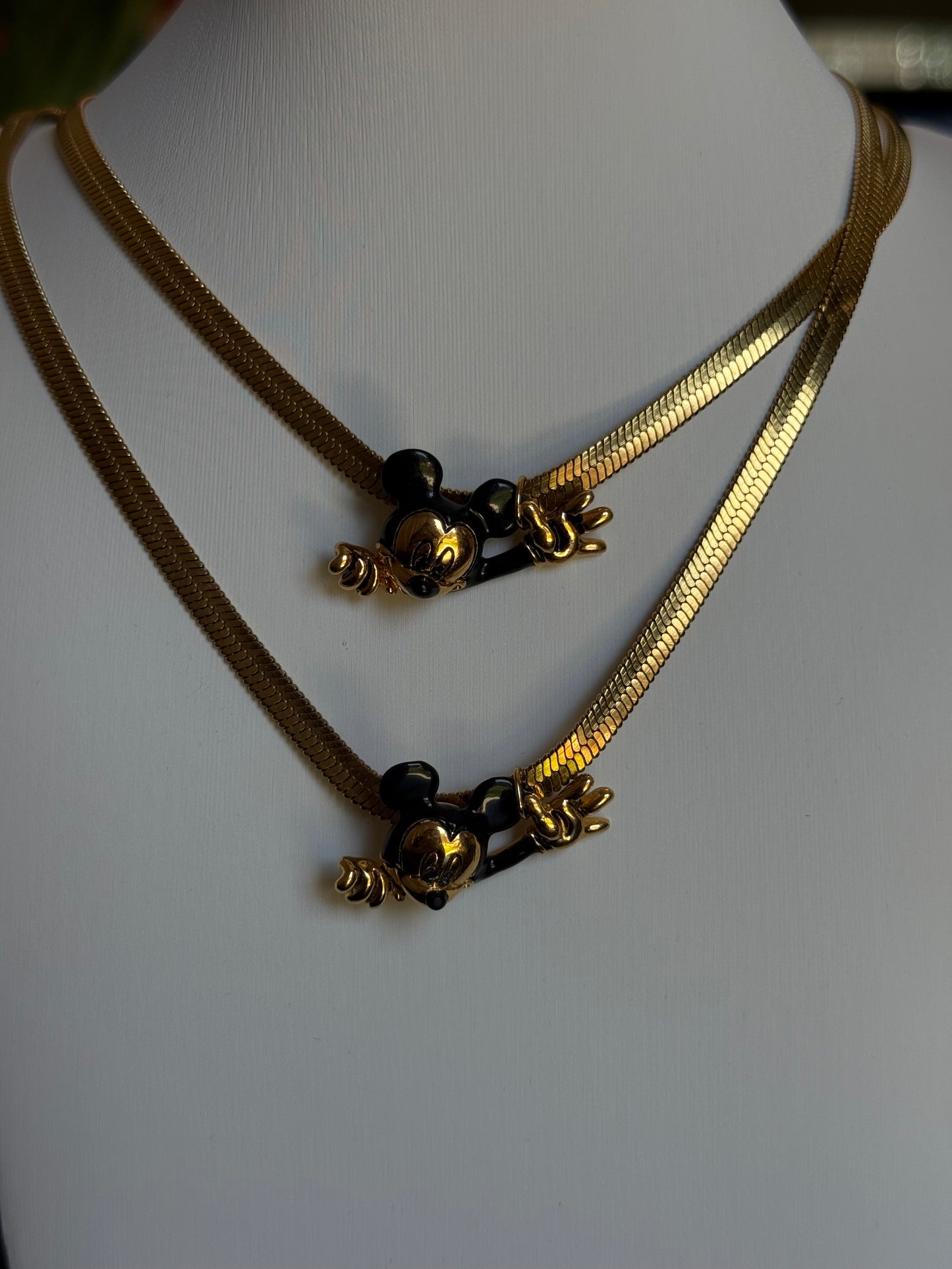 Mickey Gold Necklace